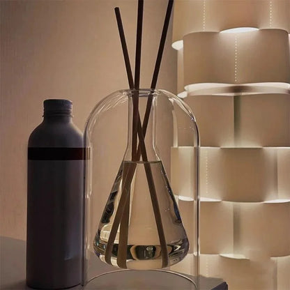 Minimalist Transparent Glass Aromatherapy Diffuser for Elegant Home Decor