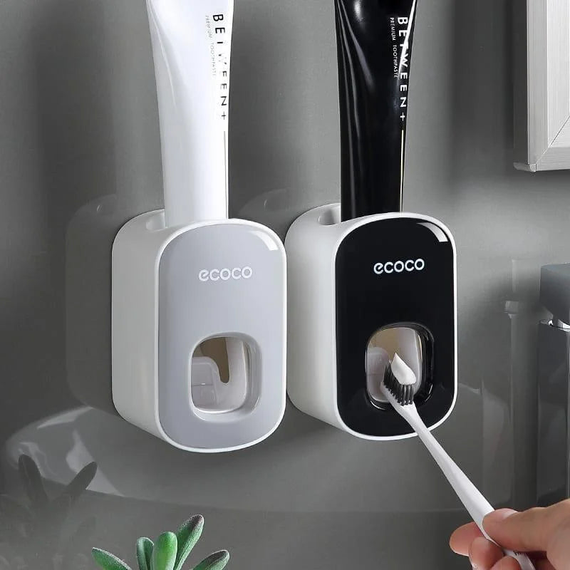 Space-Saving Automatic Toothpaste Dispenser for Bathroom by Monzzi