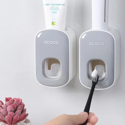 Space-Saving Automatic Toothpaste Dispenser for Bathroom by Monzzi