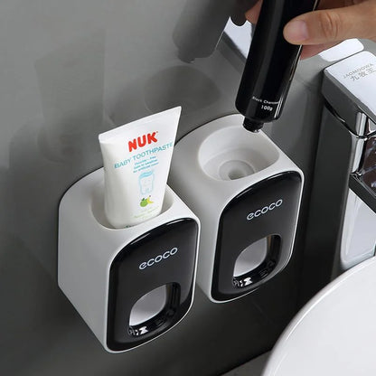 Space-Saving Automatic Toothpaste Dispenser for Bathroom by Monzzi