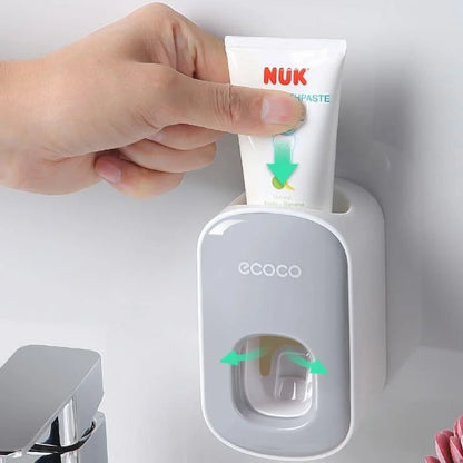 Space-Saving Automatic Toothpaste Dispenser for Bathroom by Monzzi