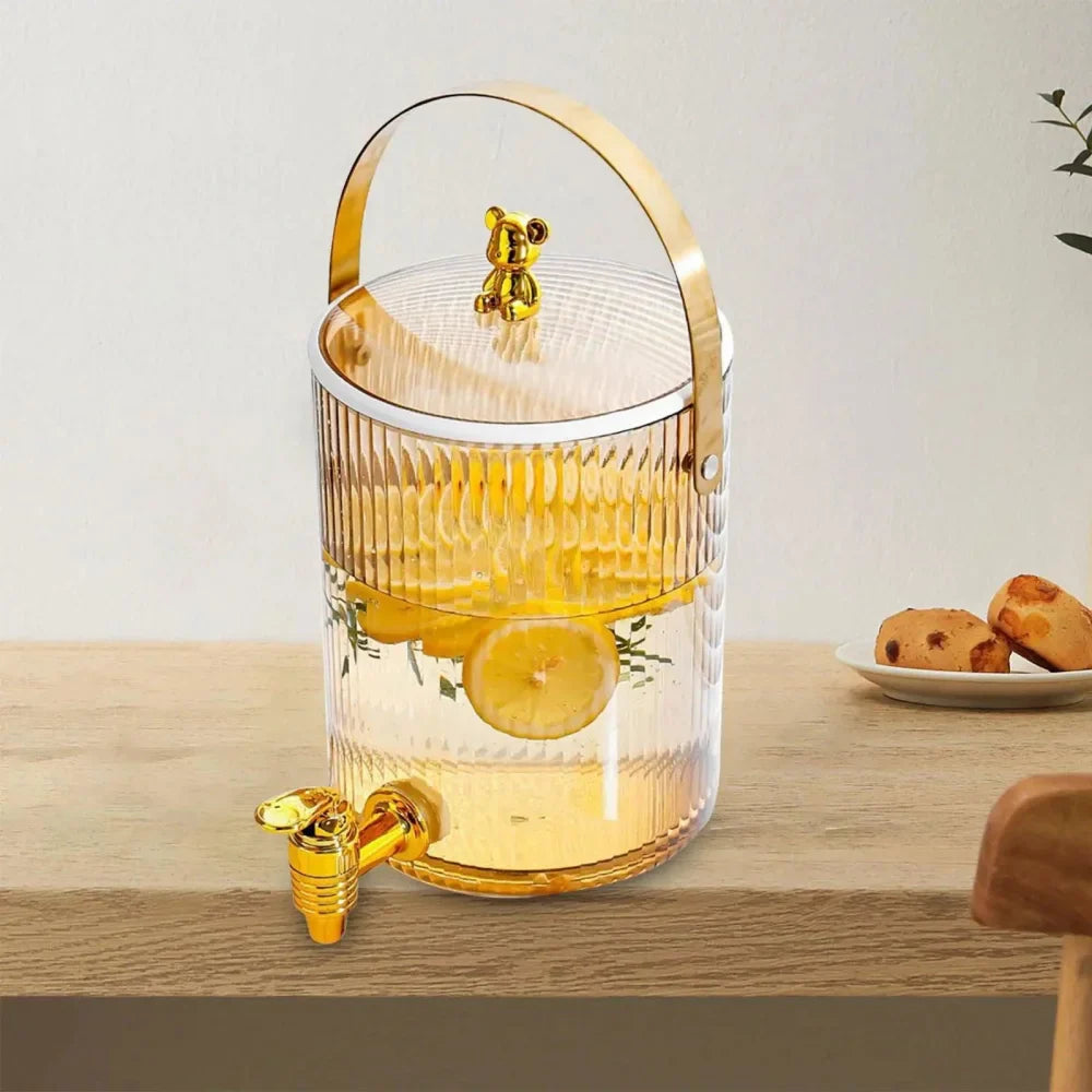 Monzzi 3.6L Clear Drink Dispenser with Convenient Portable Handle