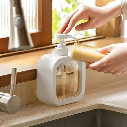 Sturdy ABS Liquid Soap Dispenser for Bathroom and Kitchen by Monzzi