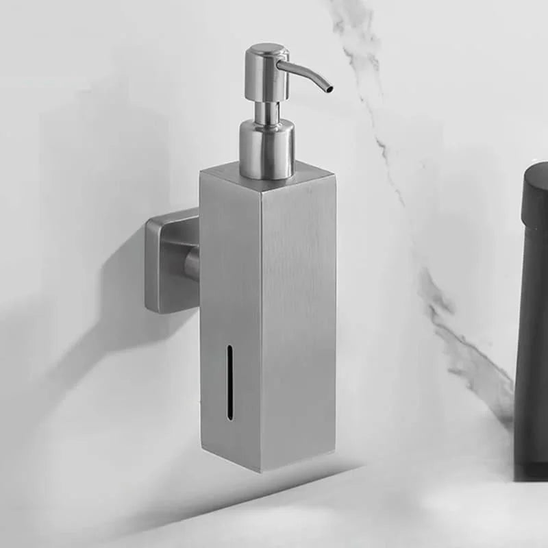 Stainless Steel Liquid Soap Dispenser for Bathroom and Kitchen by Monzzi