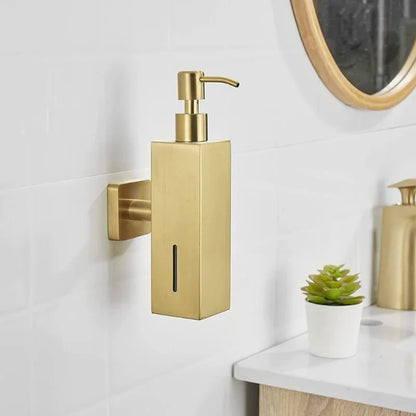 Stainless Steel Liquid Soap Dispenser for Bathroom and Kitchen by Monzzi