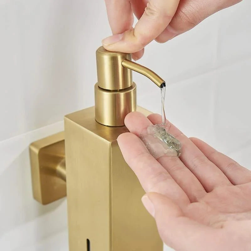 Stainless Steel Liquid Soap Dispenser for Bathroom and Kitchen by Monzzi