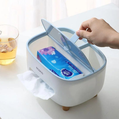 Monzzi Bathroom Tissue and Paper Dispenser with Versatile Storage Compartment