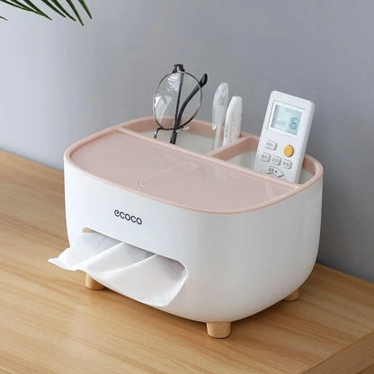 Monzzi Bathroom Tissue and Paper Dispenser with Versatile Compartment