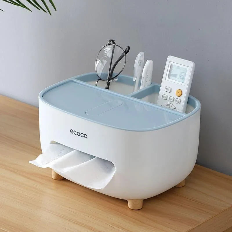 Monzzi Bathroom Tissue and Paper Dispenser with Versatile Compartment