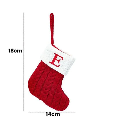 Alphabet Letters Christmas Stocking Decorations by Monzzi