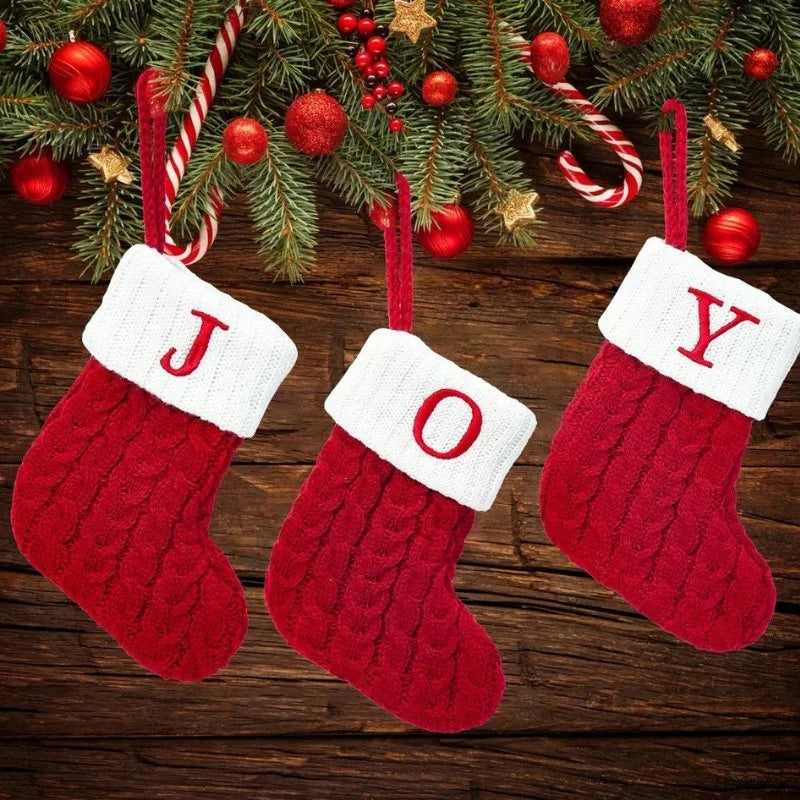 Alphabet Letter Decorations for Christmas Stockings