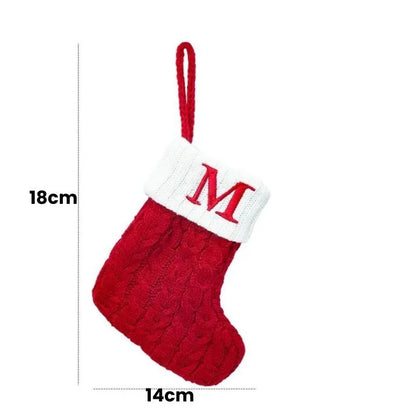 Alphabet Letters Christmas Stocking Decorations by Monzzi