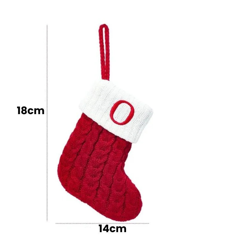 Alphabet Letters Christmas Stocking Decorations by Monzzi