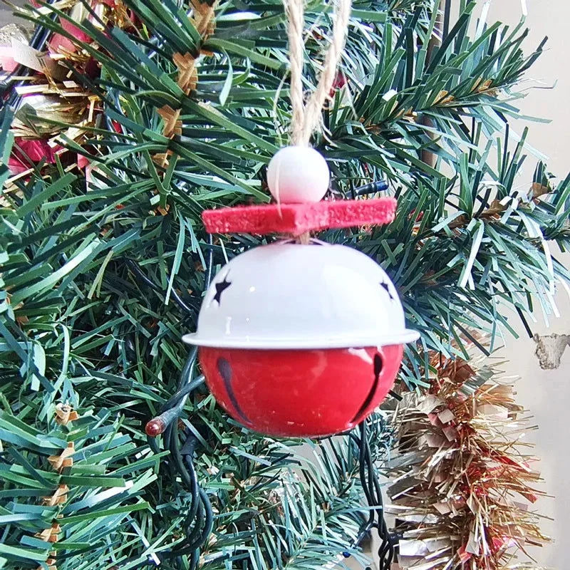Monzzi Metal Christmas Ornaments Featuring Bells and Snowflakes