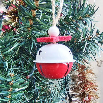 Monzzi Metal Christmas Ornaments Featuring Bells and Snowflakes