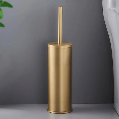Monzzi Bathroom Aluminum Toilet Brush with Holder
