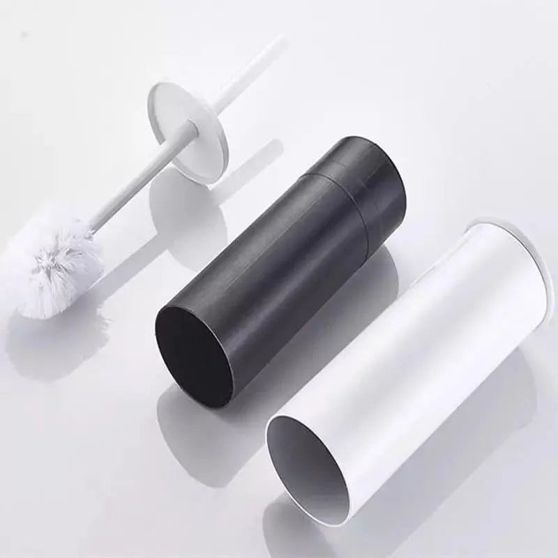 Monzzi Bathroom Aluminum Toilet Brush with Holder