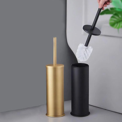 Monzzi Bathroom Aluminum Toilet Brush with Holder