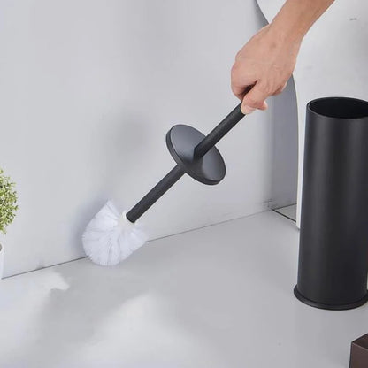 Monzzi Bathroom Aluminum Toilet Brush with Holder