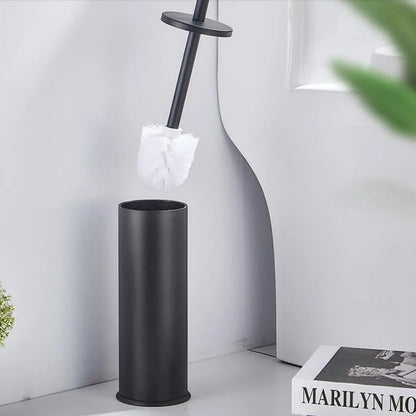 Monzzi Bathroom Aluminum Toilet Brush with Holder