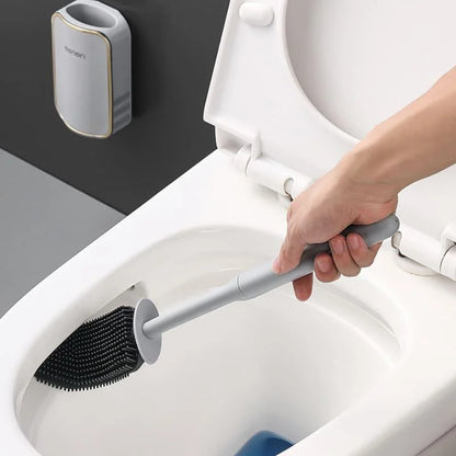 Monzzi Bathroom Holder with Silicone Toilet Brush