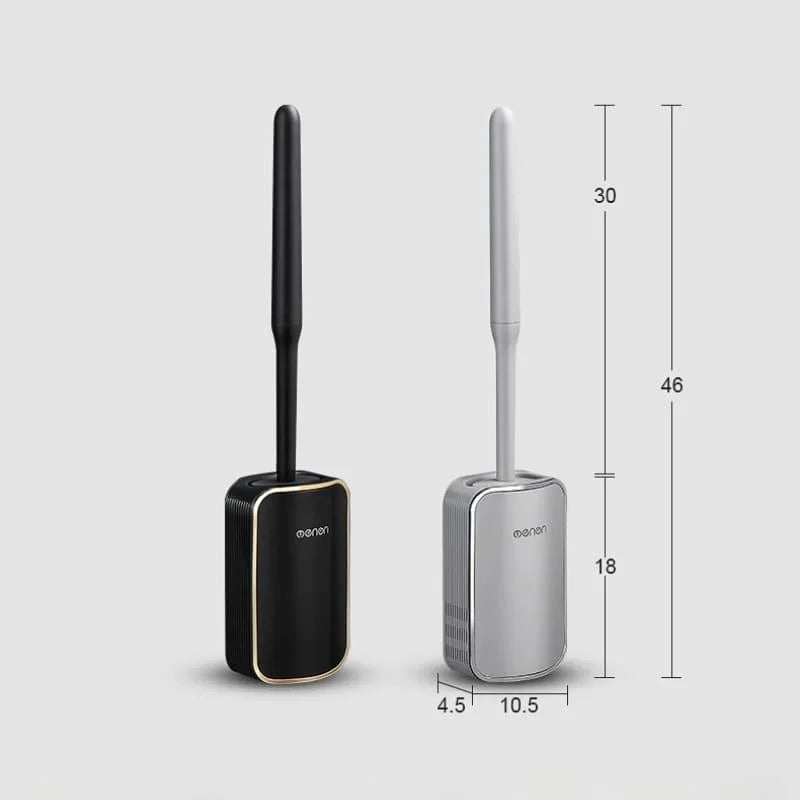 Monzzi Bathroom Silicone Toilet Brush with Holder