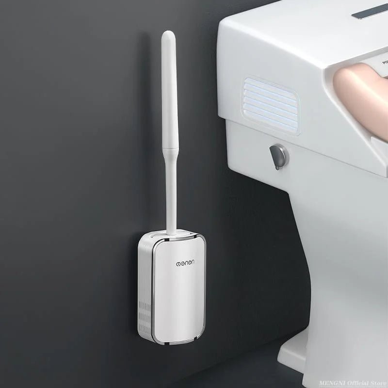 Monzzi Bathroom Holder with Silicone Toilet Brush
