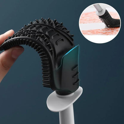 Monzzi Bathroom Holder with Silicone Toilet Brush
