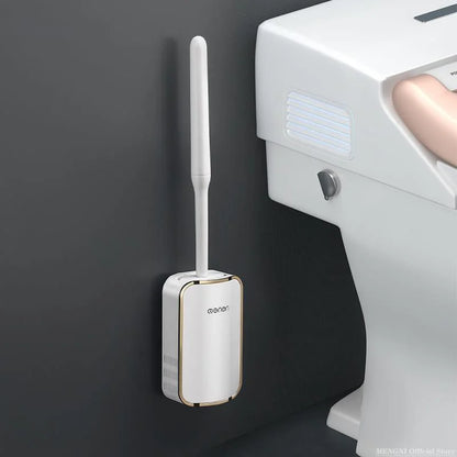 Monzzi Bathroom Holder with Silicone Toilet Brush