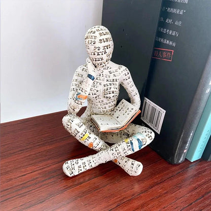 Modern Abstract Resin Sculpture for Elegant Monzzi Living Room Decor