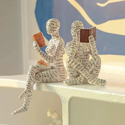 Monzzi Abstract Resin Sculpture for Stylish Living Room Decor