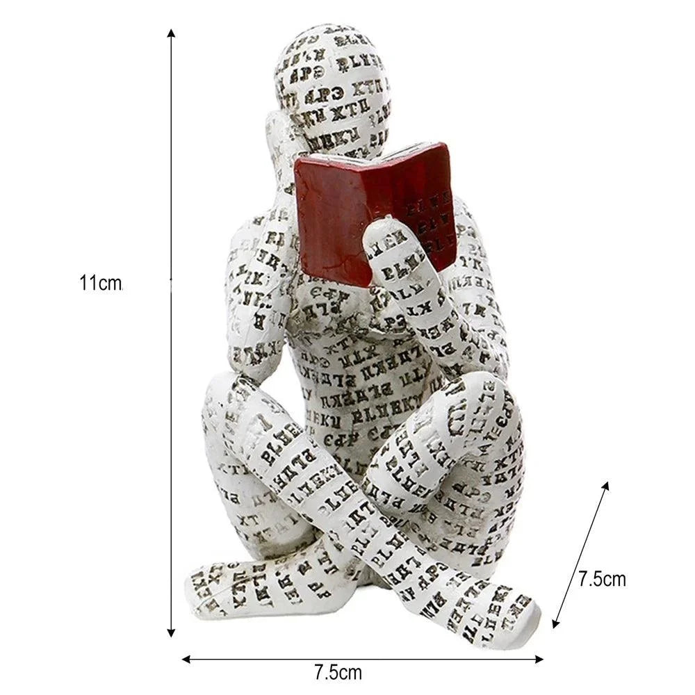 Modern Abstract Resin Sculpture for Elegant Monzzi Living Room Decor