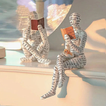 Modern Abstract Resin Sculpture for Elegant Monzzi Living Room Decor