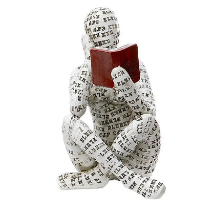Modern Abstract Resin Sculpture for Elegant Monzzi Living Room Decor