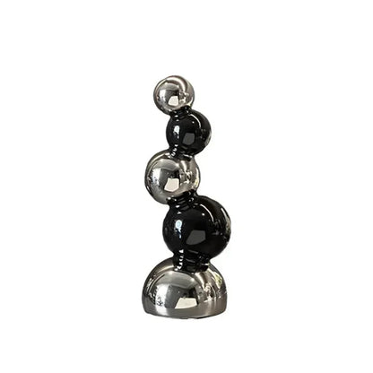 Geometric Ceramic Abstract Sphere Sculpture for Living Room and Office Décor