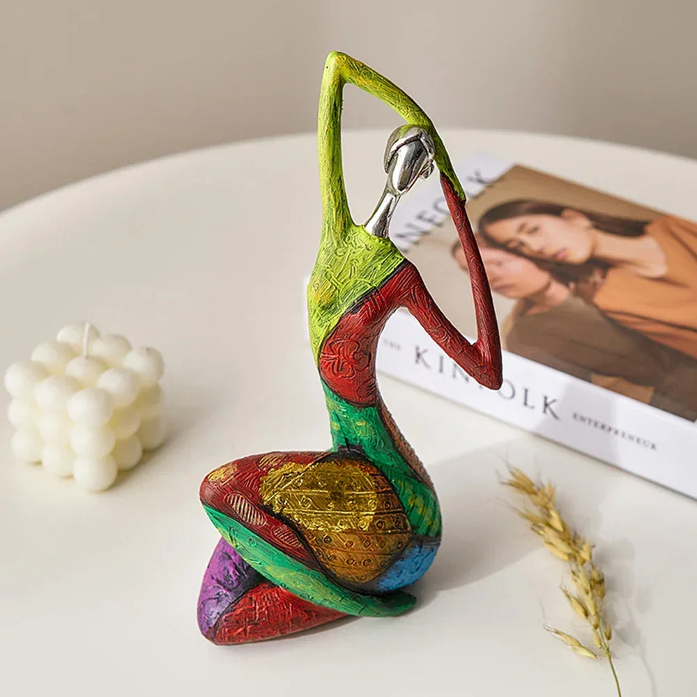 Abstract Resin Sculpture in Nordic Style for Elegant Monzzi DesignDecor