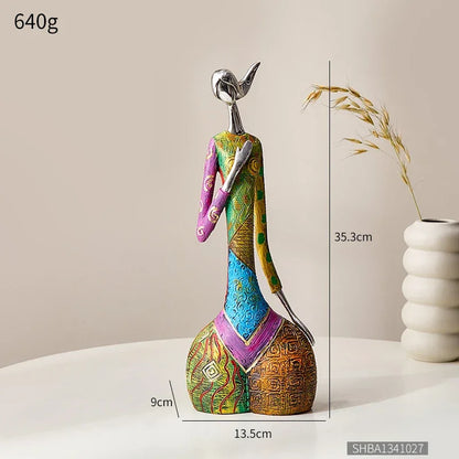 Abstract Resin Sculpture in Nordic Style for Elegant Monzzi DesignDecor