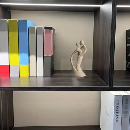 Artisan-Made Natural Sandstone Couple Sculpture for Your Monzzi Room