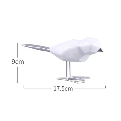 Monzzi Resin Geometric Bird Decorative Sculpture