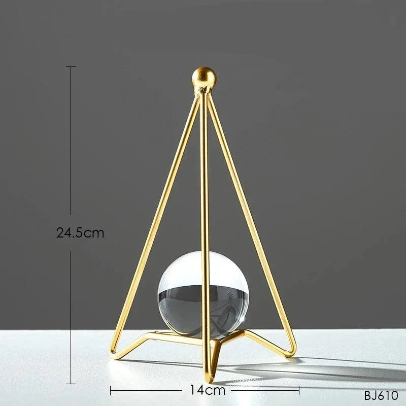 Nordic-Inspired Ceramic Decorative Sculpture for Monzzi Home