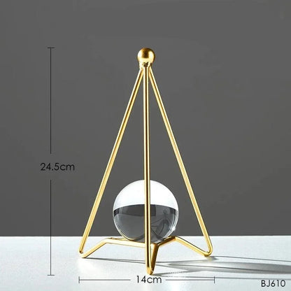 Nordic-Inspired Ceramic Decorative Sculpture for Monzzi Home