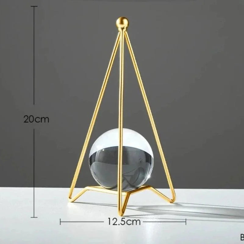 Nordic-Inspired Ceramic Decorative Sculpture for Monzzi Home