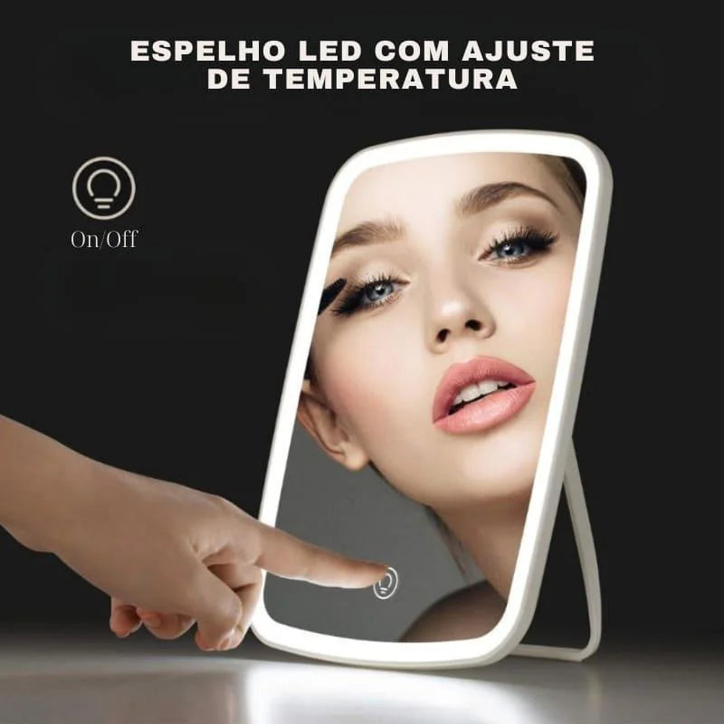 Monzzi Rechargeable Adjustable LED Makeup Mirror