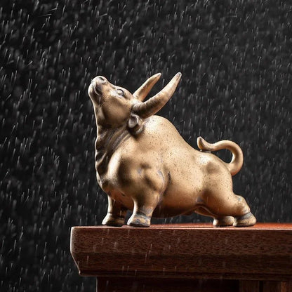 Ceramic Bull Statue for Monzzi Decoration