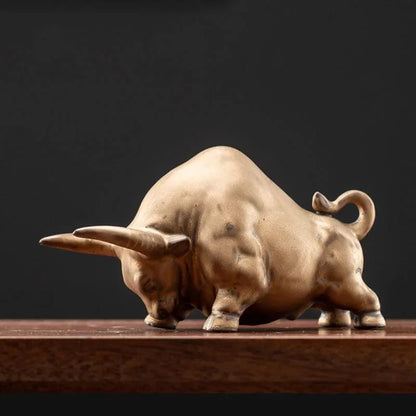 Ceramic Bull Statue for Monzzi Decoration