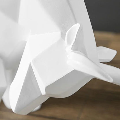 Resin Bull Statue for Monzzi Table Decor