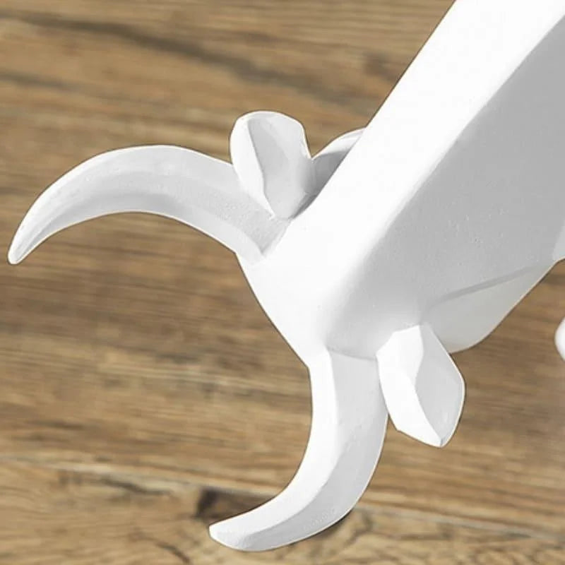 Resin Bull Statue for Monzzi Table Decor