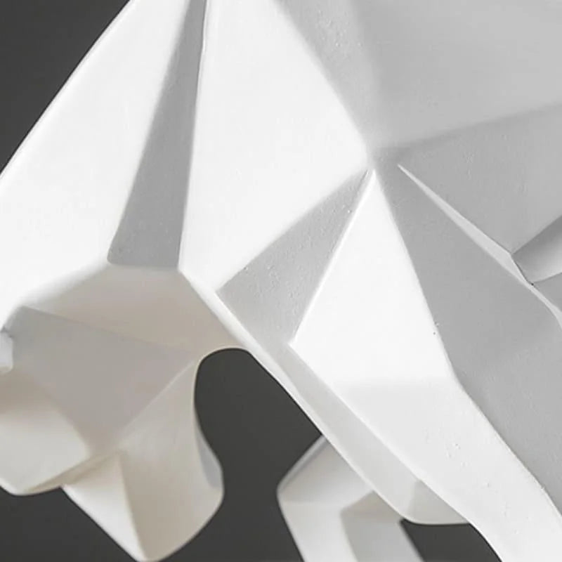 Monzzi Table Decor: Resin Bull Statue