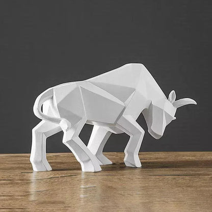 Resin Bull Statue for Monzzi Table Decor