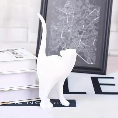 Resin Cat Statues for Elegant Monzzi Home Decor